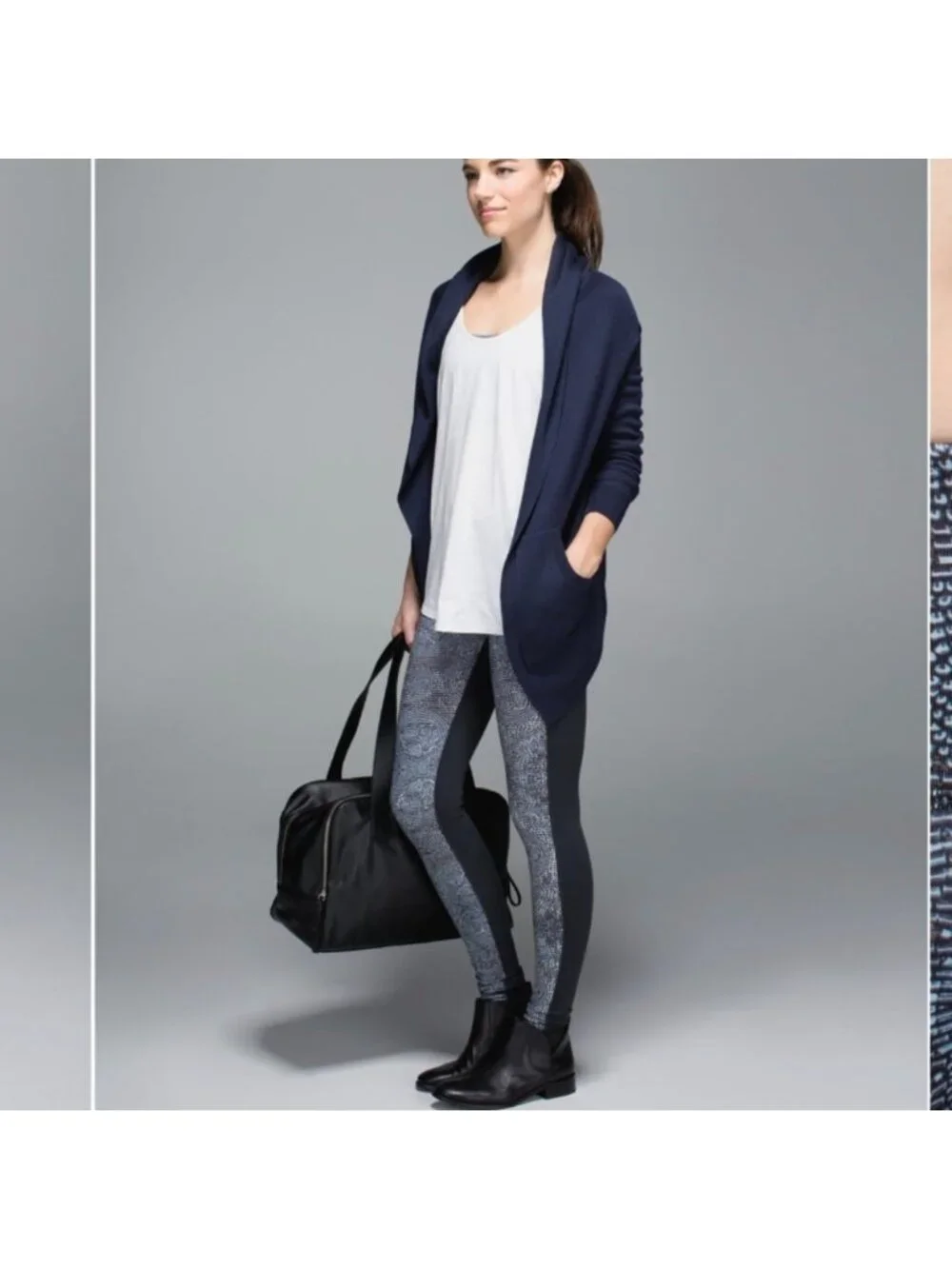 Lululemon Wunder Under *Full-On Luon Bead Envy Silver Spoon Multi / Deep coal